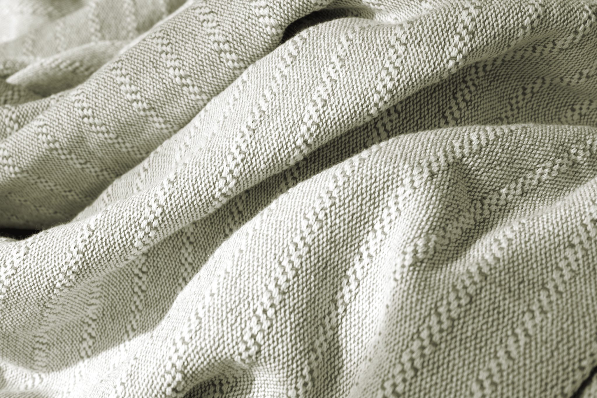 ARDOR HOME "Adele Cotton" BLANKET- SAGE GREEN