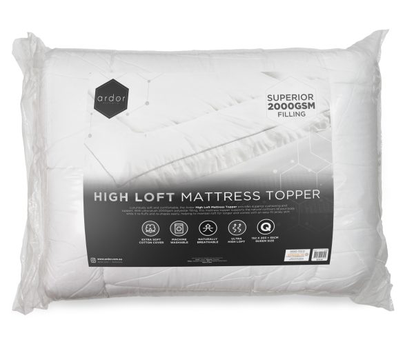 2000GSM Microfibre MATTRESS TOPPER (VACUUM PACKED) - Image 2